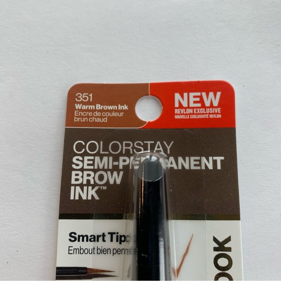 Revlon Colorstay 351 Warm Brown Semi Permanent Ink 3 Day Flawless Brows - Picture 2 of 5